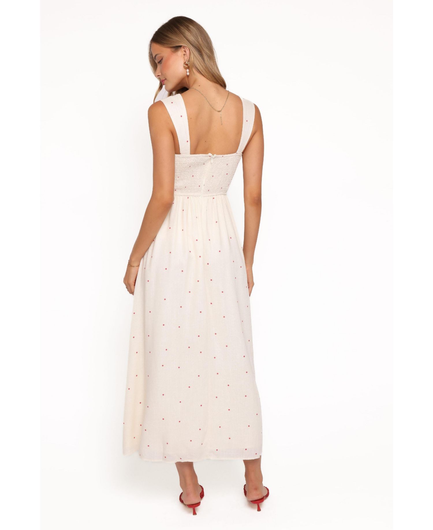 Women's Caty A-Line Square Neck Maxi Dress
