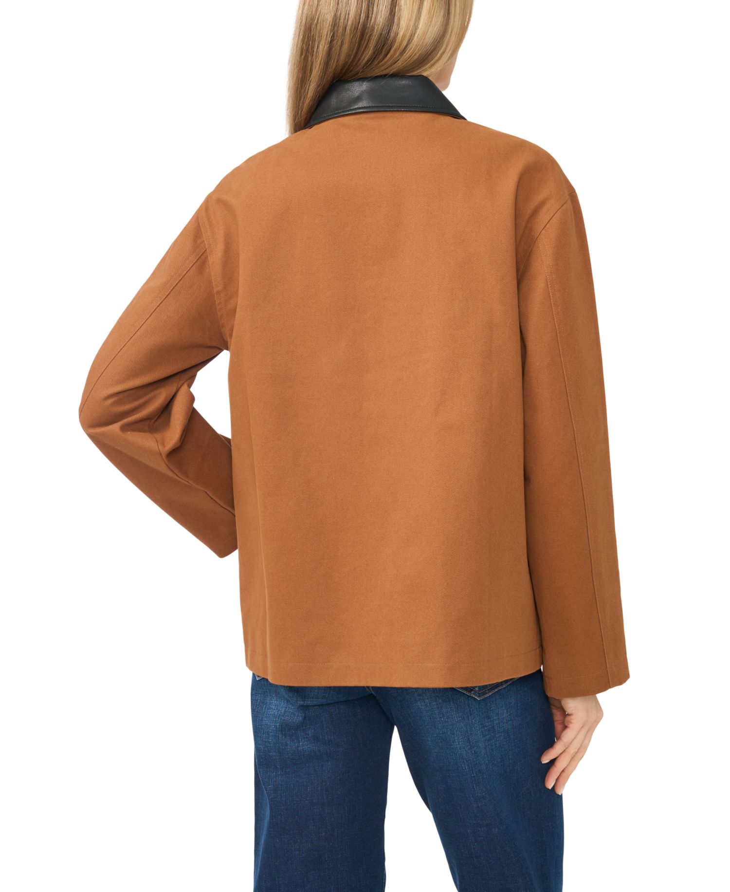 Women's Embellished-Collar Barn Jacket