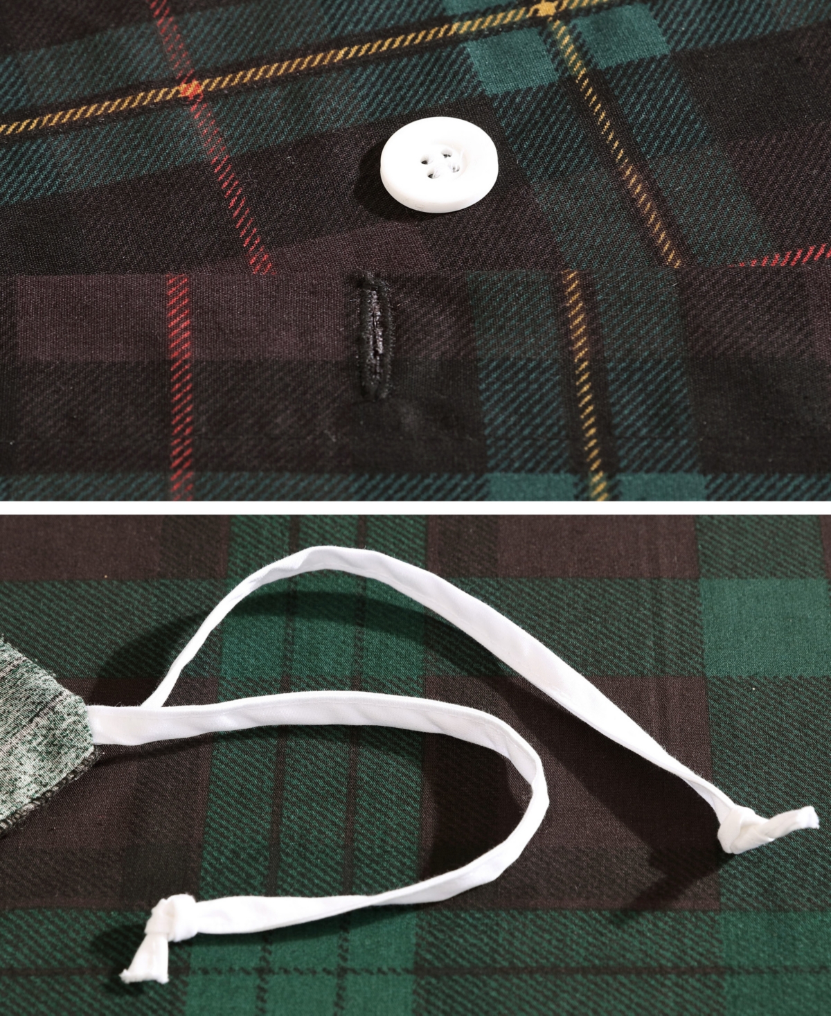 Eddie Bauer Woodland Tartan Green Duvet Cover Set