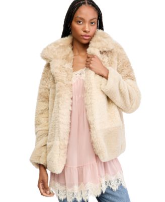 Women's Mixed Faux Fur  Jacket