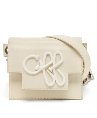 Nail Logo Flap Leather Shoulder Bag