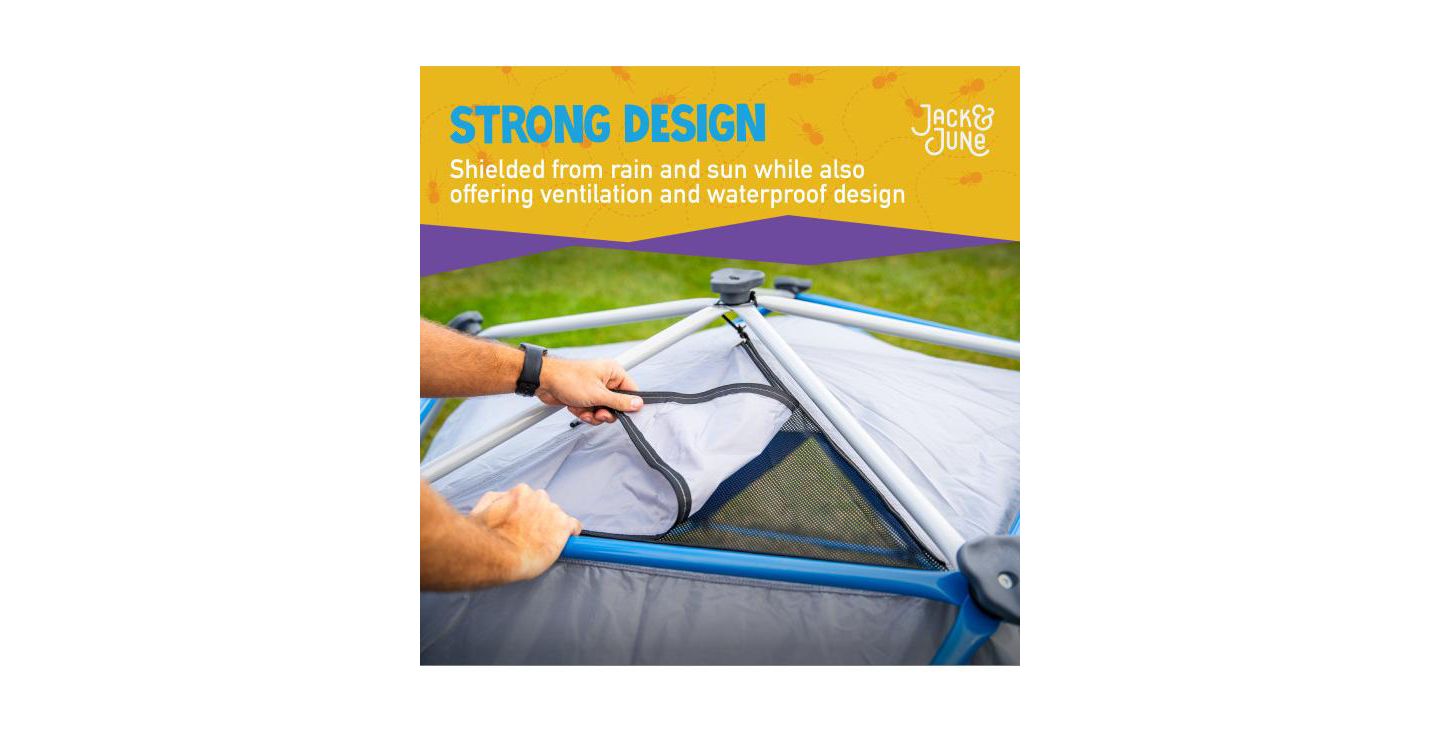 Детская игрушка Jack & June Jungle Gym Zippered Sunroof Canopy, Ages 3+ — фото 4