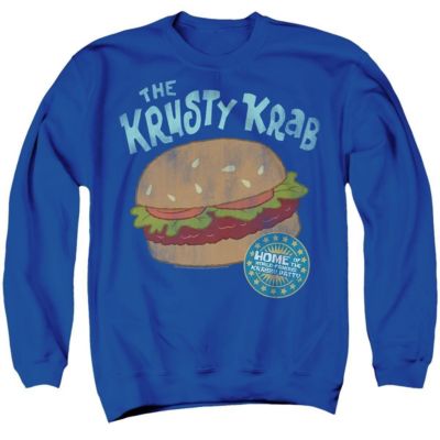 Men's Krusty Krab Crewneck Graphic Retro Sweatshirt