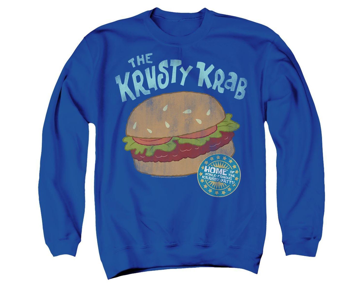 Men's Krusty Krab Crewneck Graphic Retro Sweatshirt