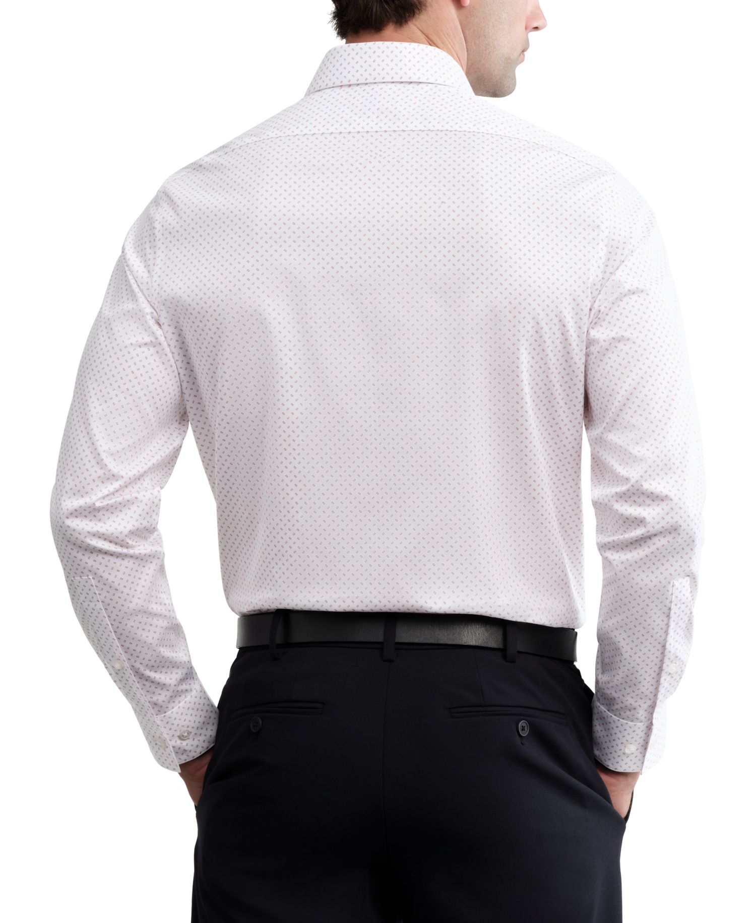 Men's Performance Wrinkle Free Slim-Fit Stretch Dress Shirt