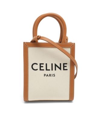 Vertical Cabas Canvas Mini Crossbody Tote