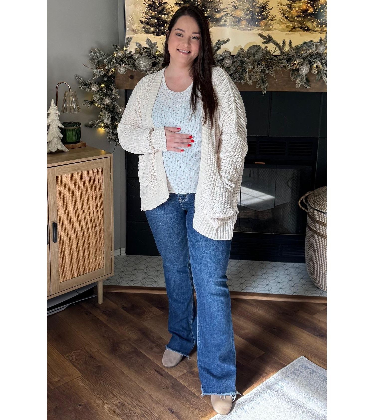 Women's Raw Hem Bootcut Jeans