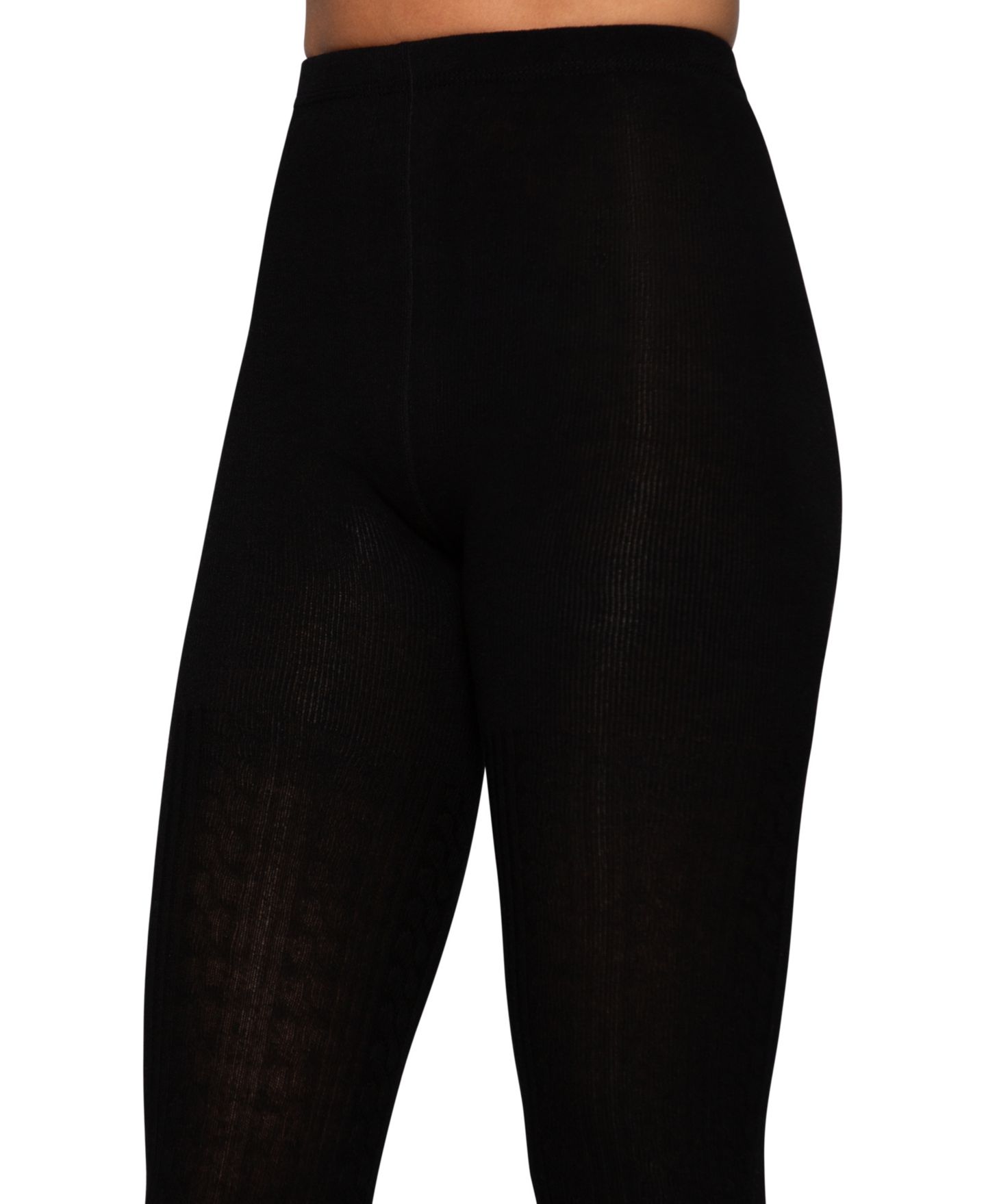 Женский свитер Hue Cable Sweater Tights U24245, цвет: Чёрный — фото 4