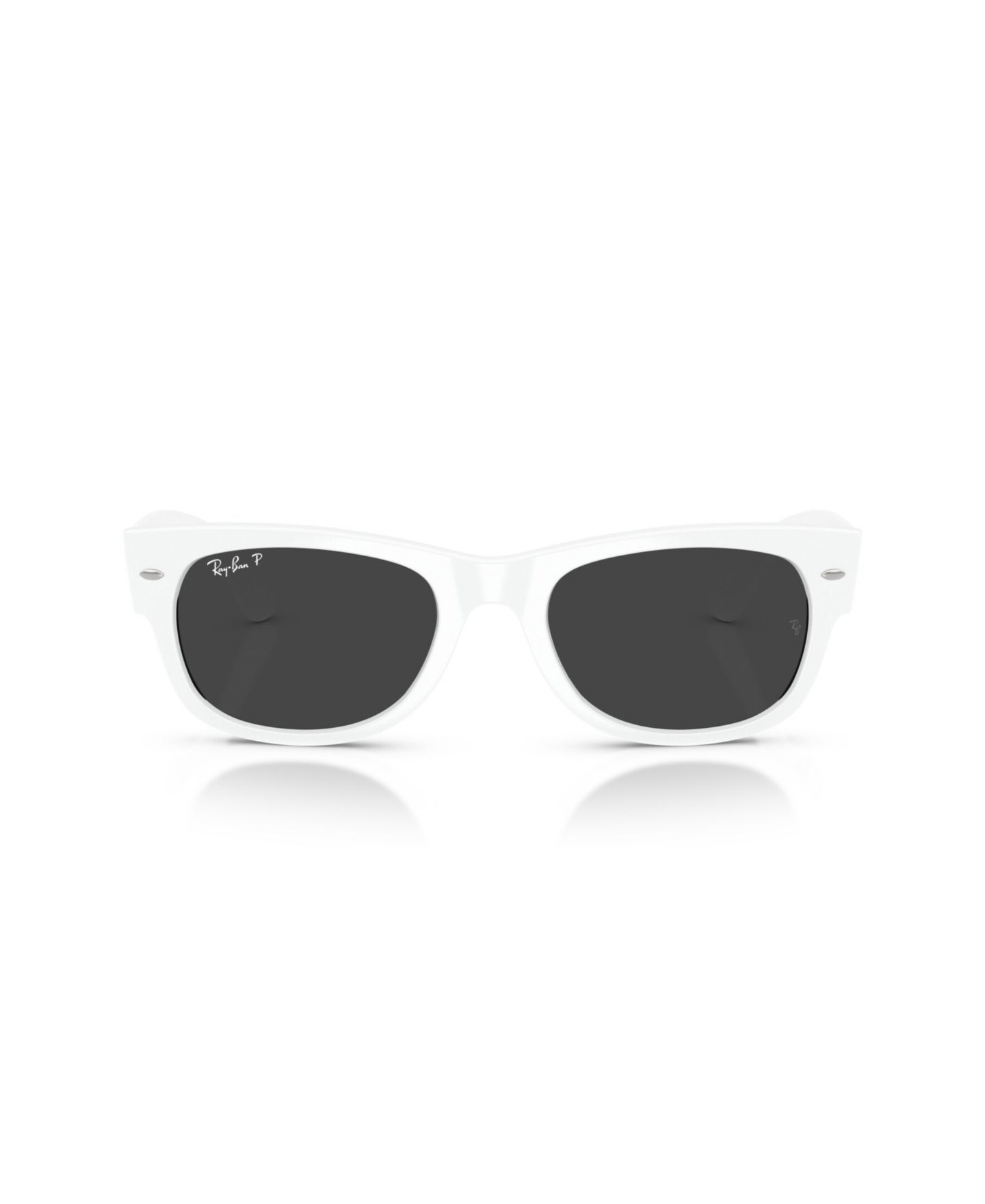 Поляризационные солнцезащитные очки Ray-Ban Mega Wayfarer II RB0832S унисекс, цвет: Чёрный — фото 9