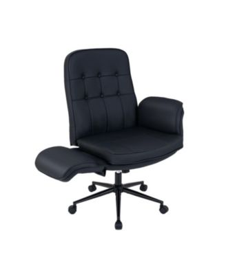 5-Position Swivel Vanity Chair with Adjustable Armrests