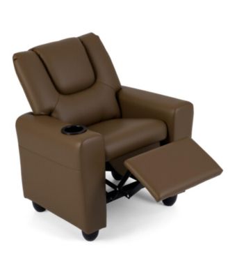 Push-Back Kids Recliner Chair for Reading Naps and TV Time