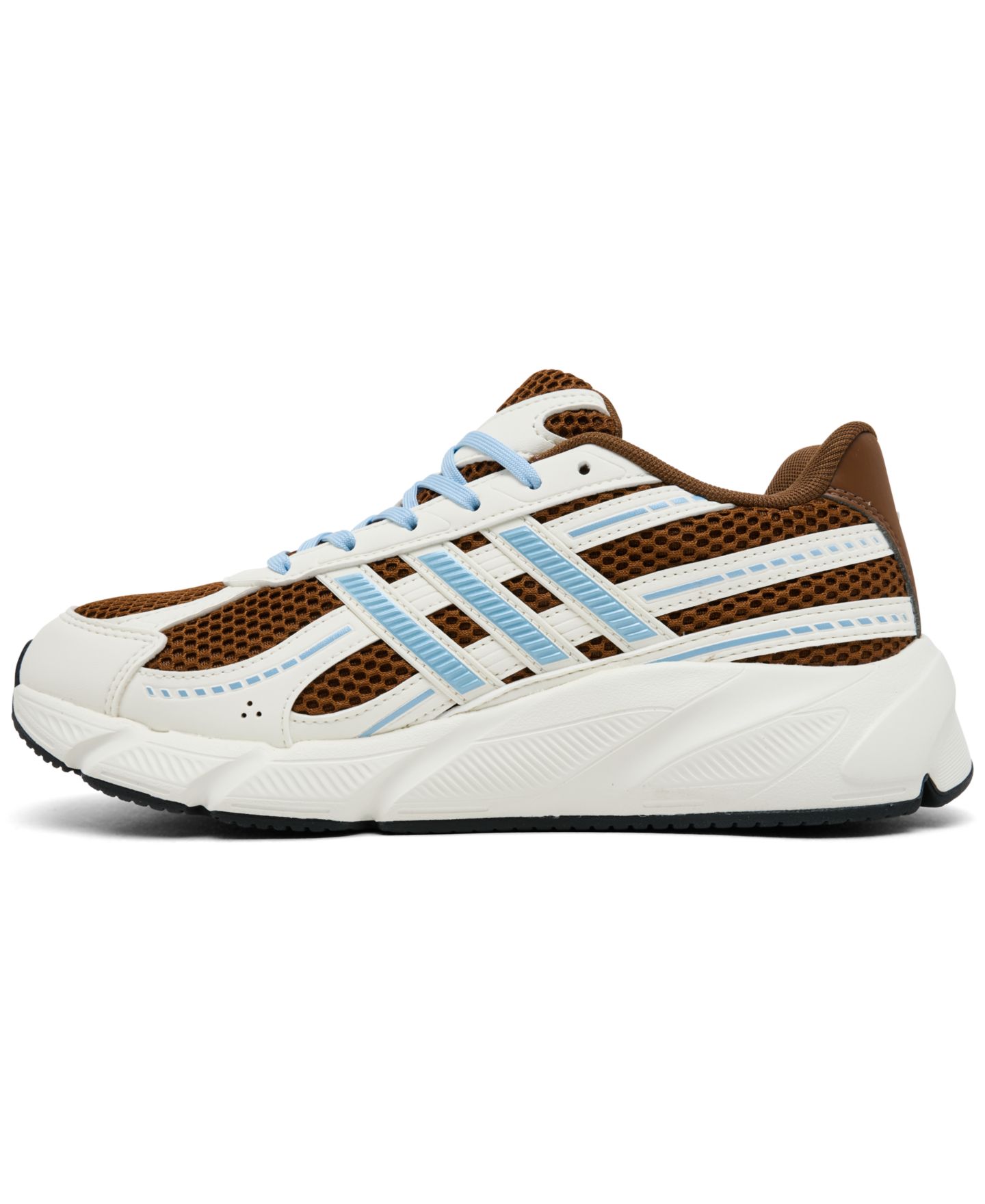 Женские повседневные кроссовки adidas Technochaos 2000, цвет: Коричневый / Прозрачный — фото 3