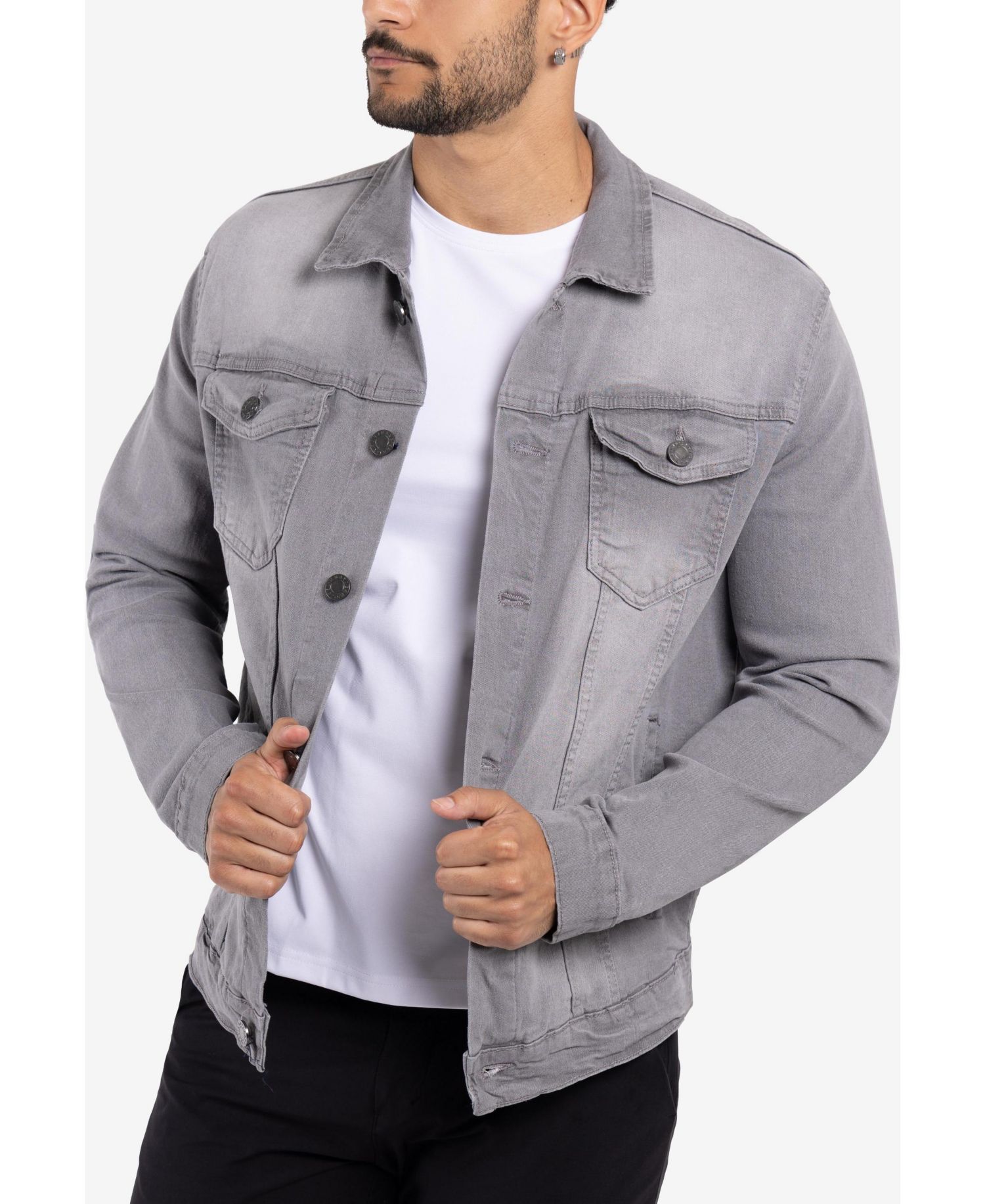 XRAY Men's Regular Fit Flex Denim Jacket