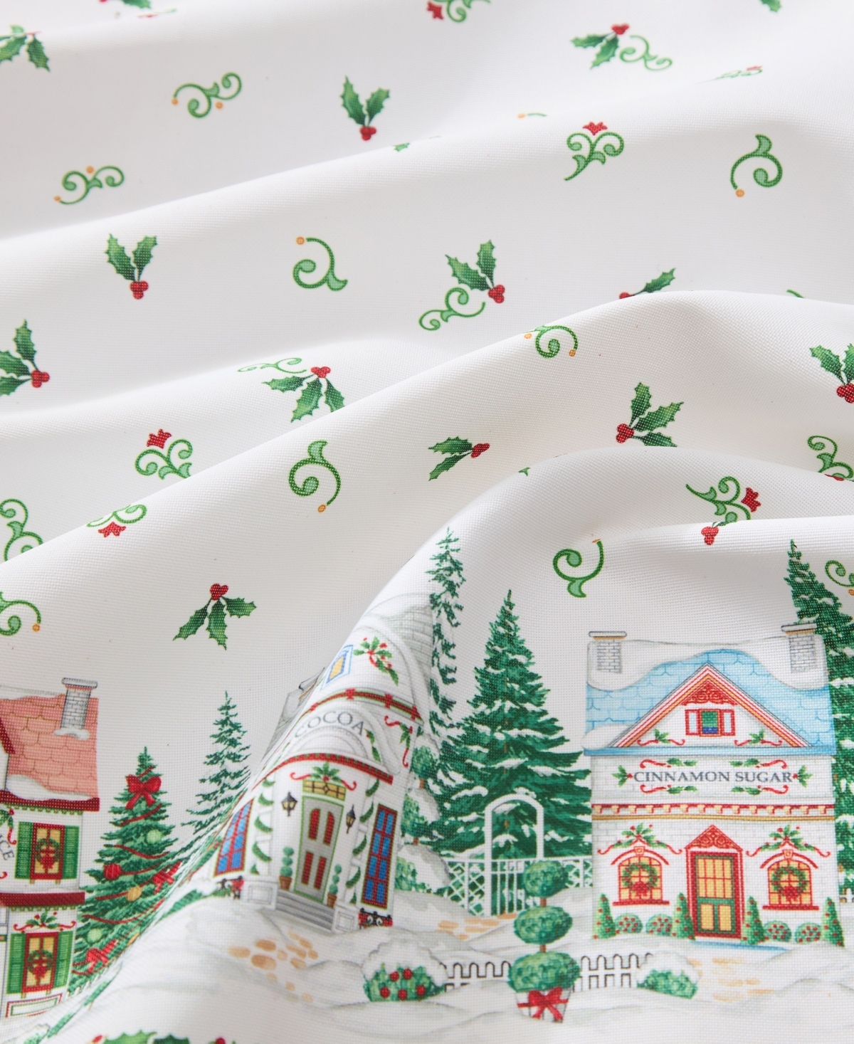 Lenox Spice Village Christmas Tablecloth