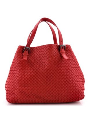 Large A-Shape Tote Intrecciato Nappa