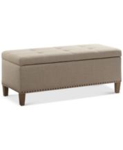 Tan sales storage bench