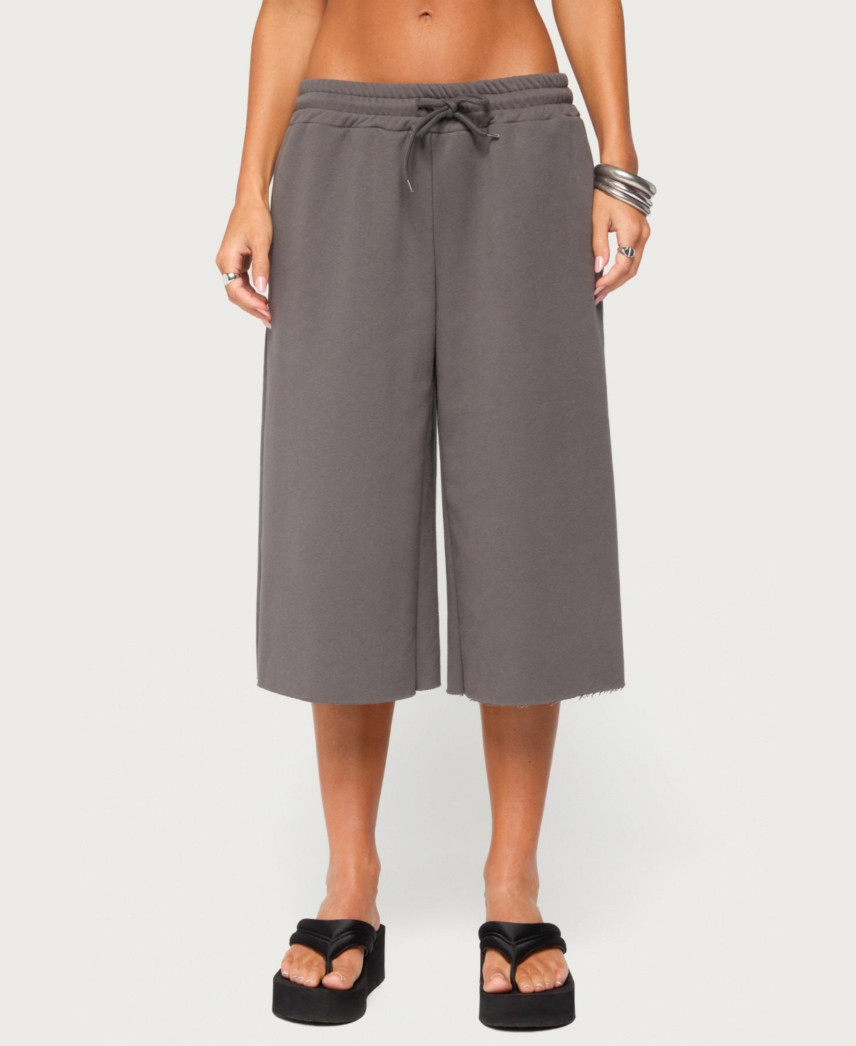 Edikted Women's Camo Rush Oversized Bermuda Shorts