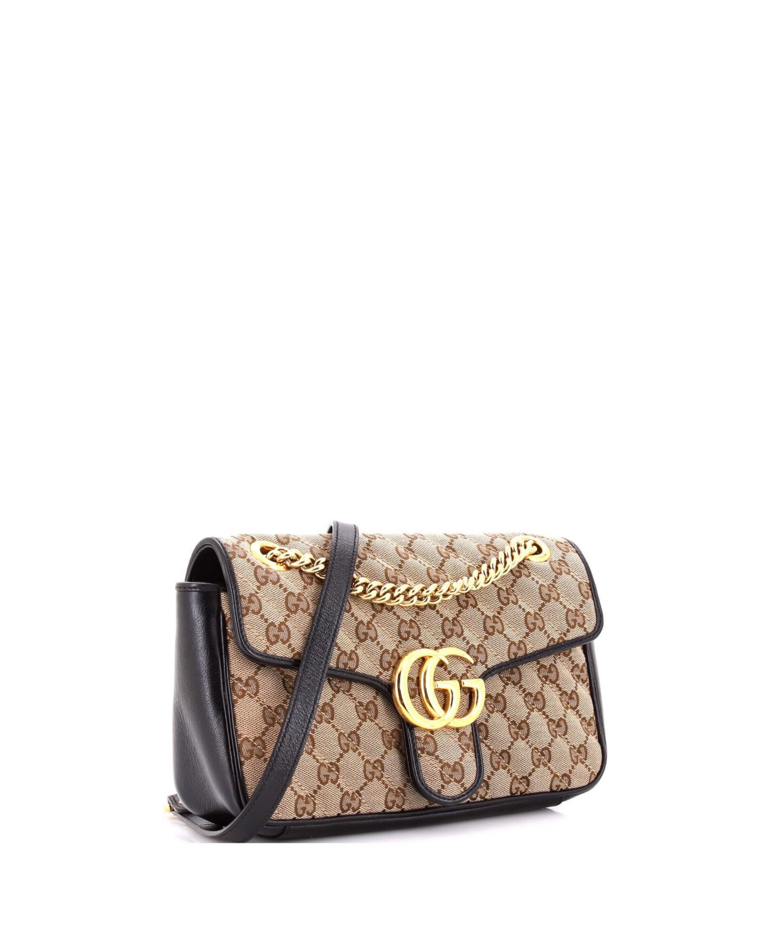 GG Marmont Quilted Crossbody Flap Bag, 10"W x 6"H x 3"D