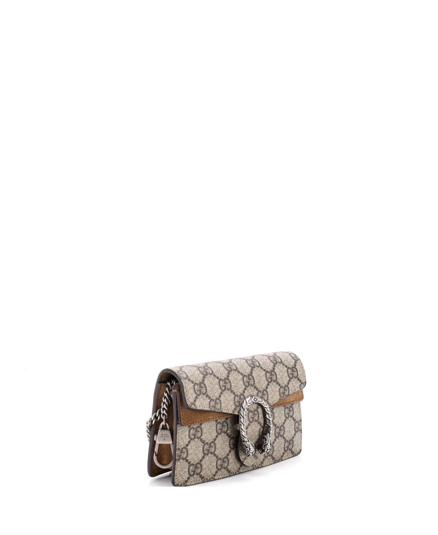 Super Mini Dionysus GG Coated Canvas Crossbody Bag