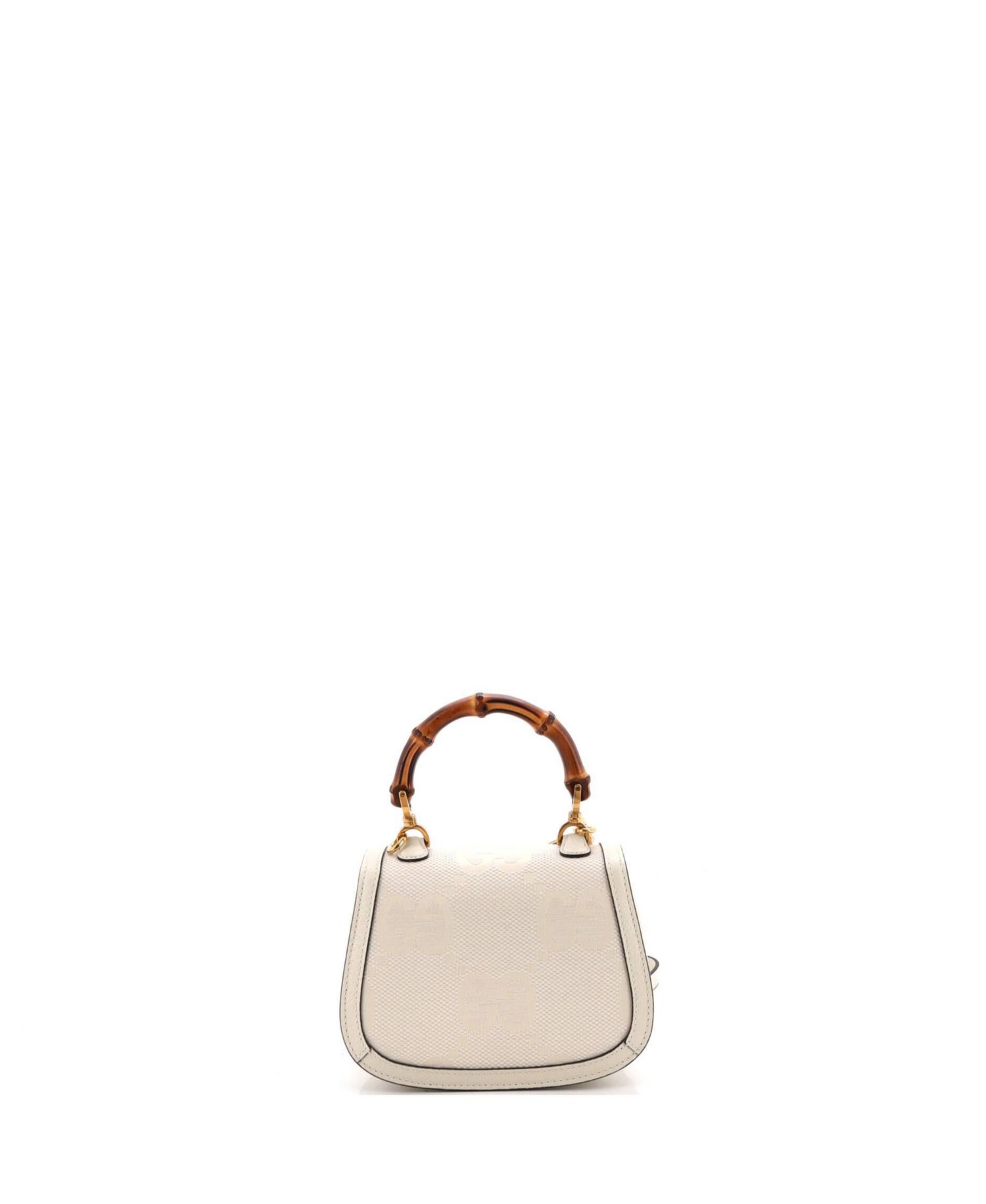 Mini Bamboo 1947 Top Handle Bag Jumbo GG Canvas