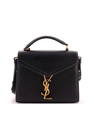 Cassandra Mini Top-Handle Leather Shoulder Bag