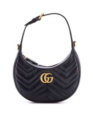 GG Marmont Half Moon Matelasse Mini Hobo