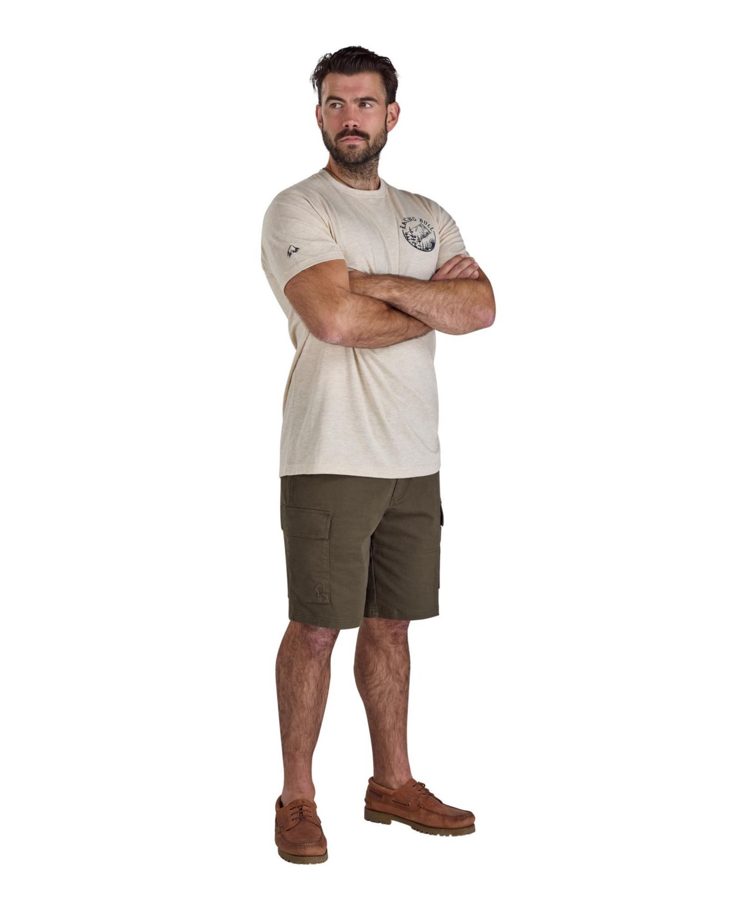 Men's Mountains Printed Graphic Regular-Fit T-Shirt