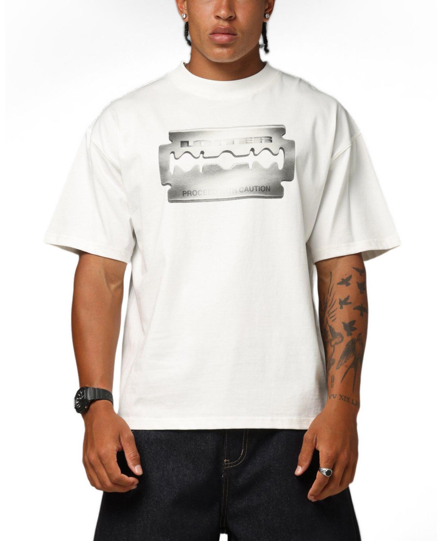 Men's Blade Graphic Oversized T-Shirt