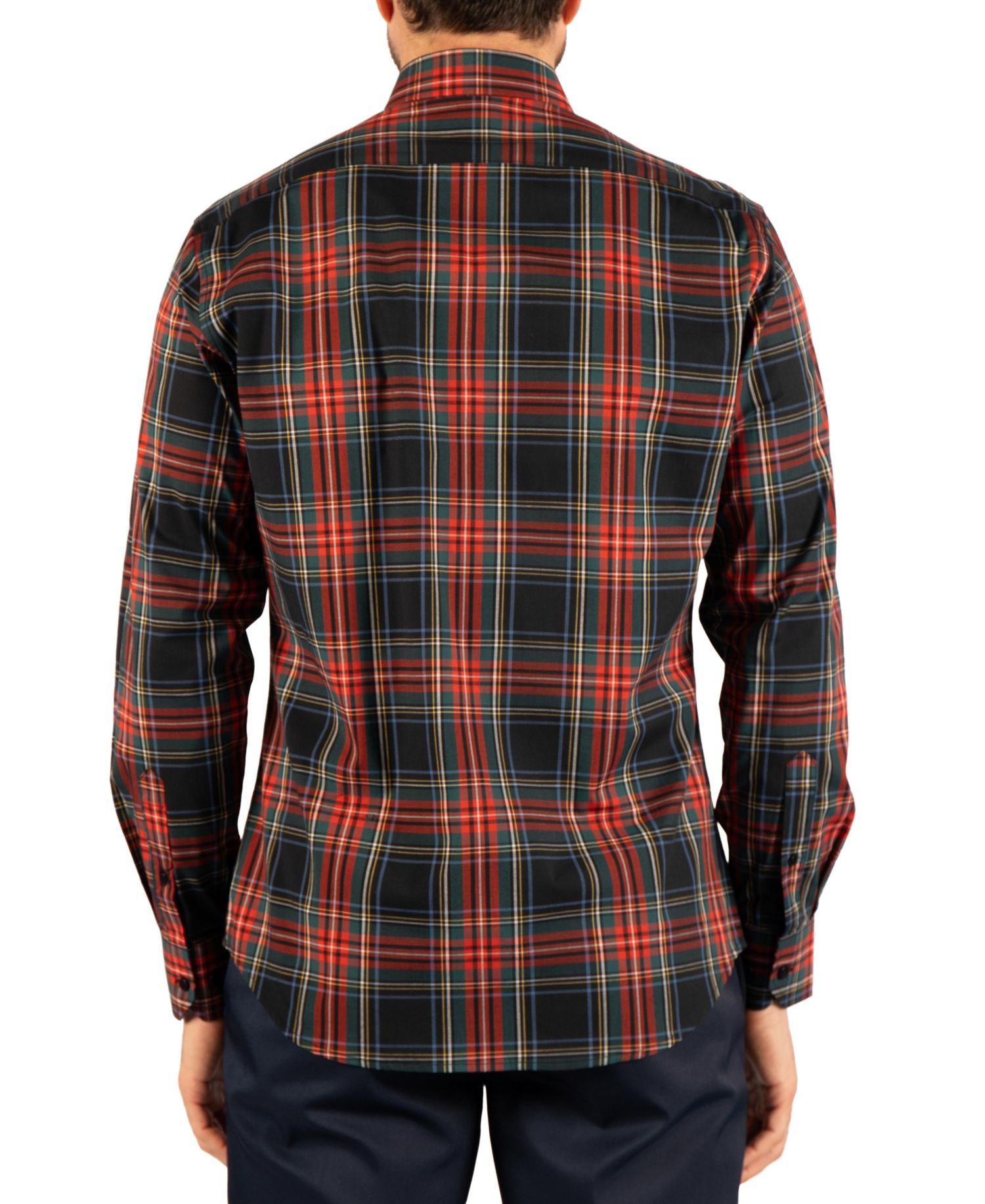 Men's Holiday Classic Tartan Long Sleeve Shirt