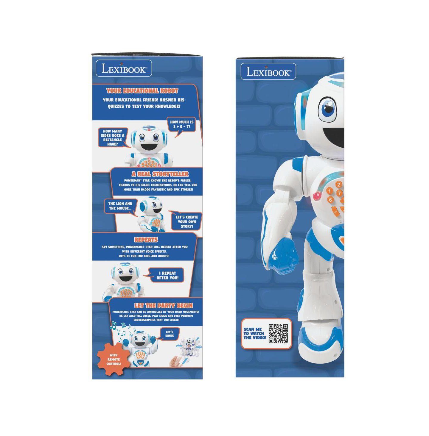Детская игрушка Lexibook Powerman Star Remote Control Programmable Robot, Ages 4+ — фото 7