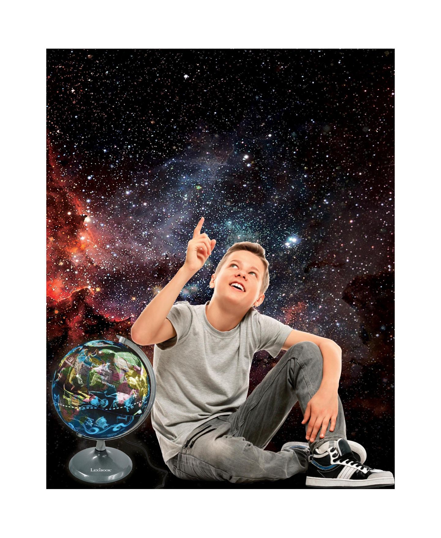 Детская игрушка Lexibook Luminous Constellation Globe, от 8 лет, цвет: Чёрный — фото 4