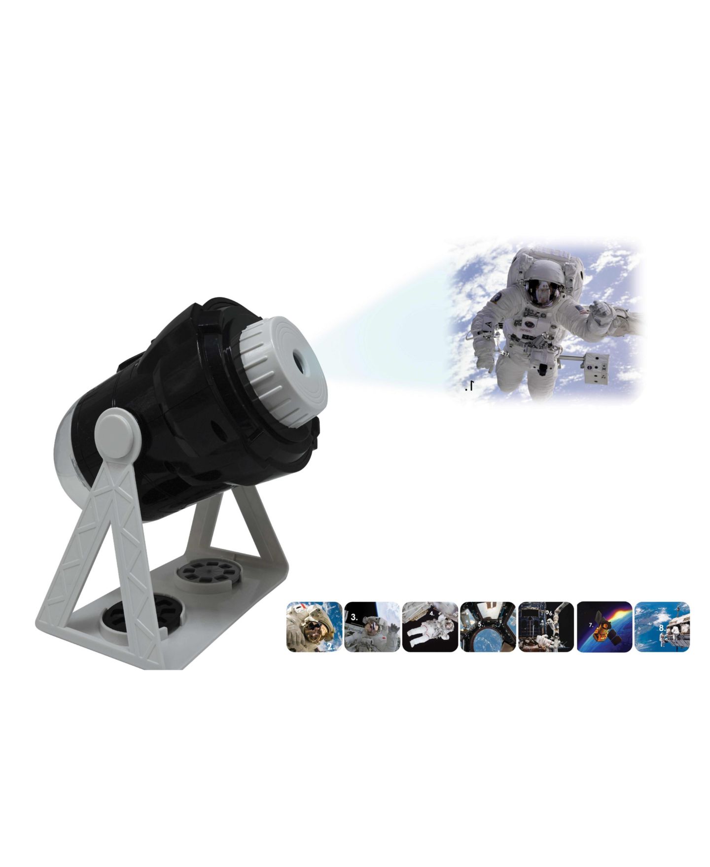 Детские игрушки Lexibook Constellations and Images Planetarium Projector 360-Degree Motorised, 2-Piece Set, от 8 лет, цвет: Чёрный — фото 4