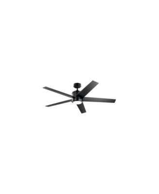 56" Kichler Brahm Satin LED Ceiling Fan with Remote