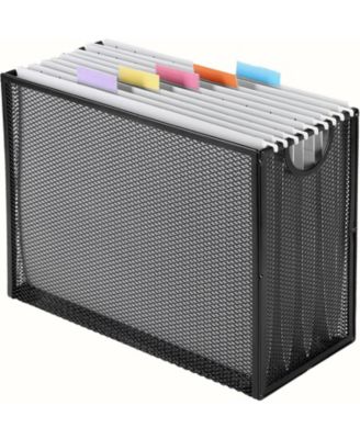 Metal Hanging File Organizer with Multiple Uses for Home Office