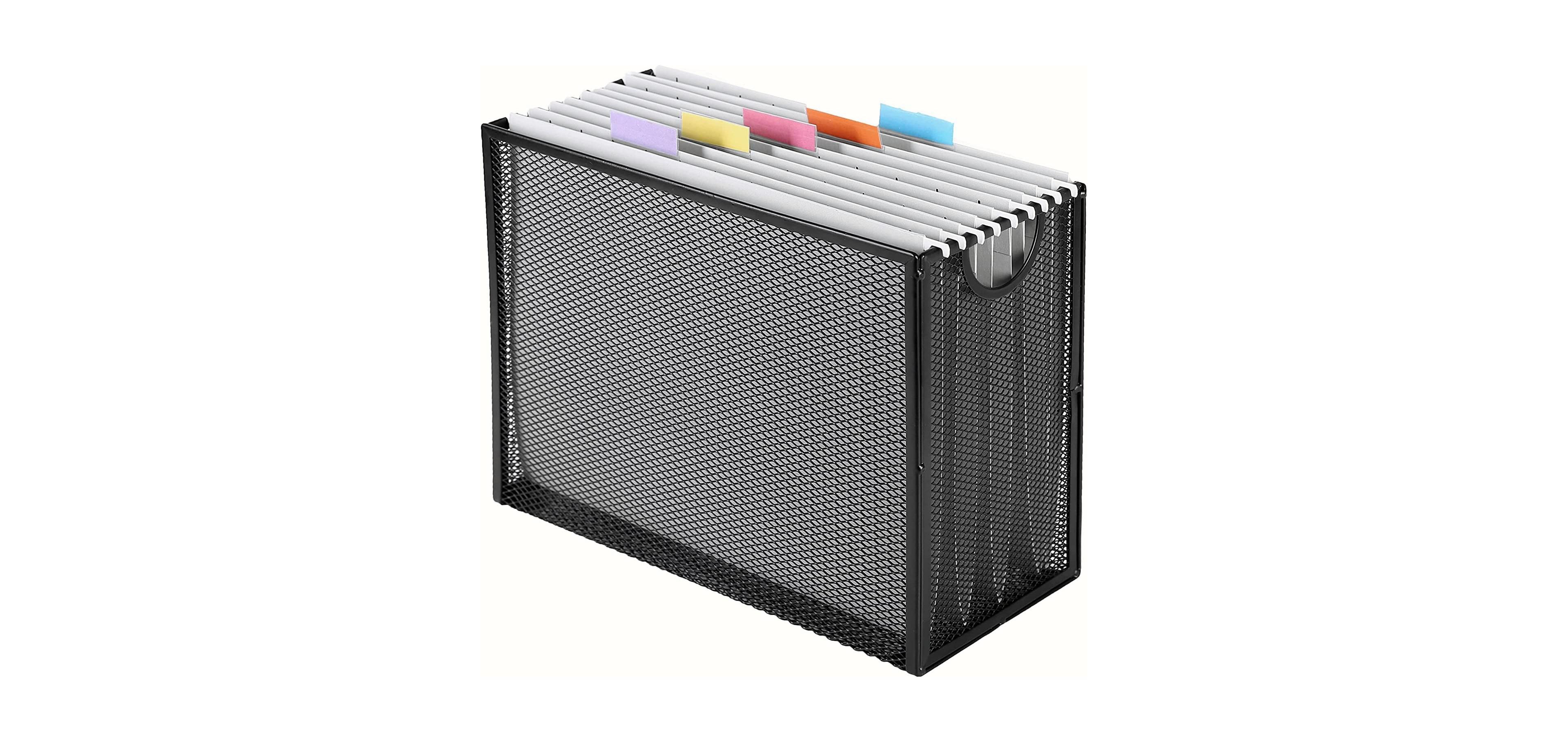 Danrong Metal Hanging File Organizer with Multiple Uses for Home Office