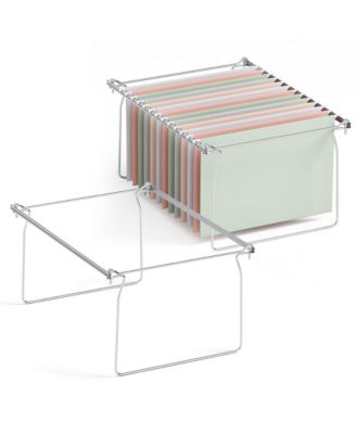 Adjustable Hanging File Folder Frame Letter Size Drawer Organizer Cabinet Rails Desk Storage