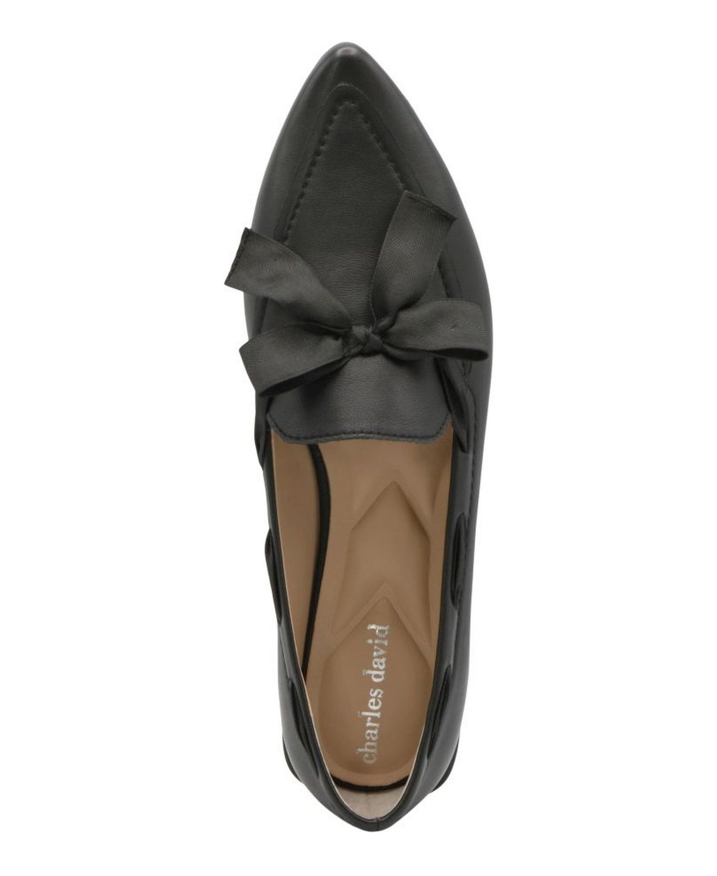 Женские туфли Charles David Izzi Loafer Bow Detail, цвет: Чёрный — фото 3
