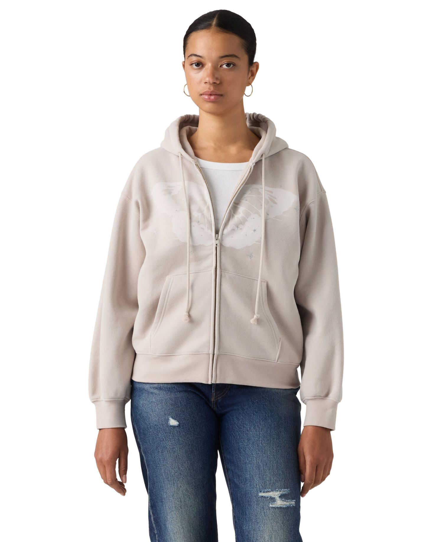 Women's Graphic Everyday Zip-Up Hoodie