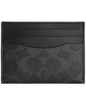 Signature Flat Leather Card Case