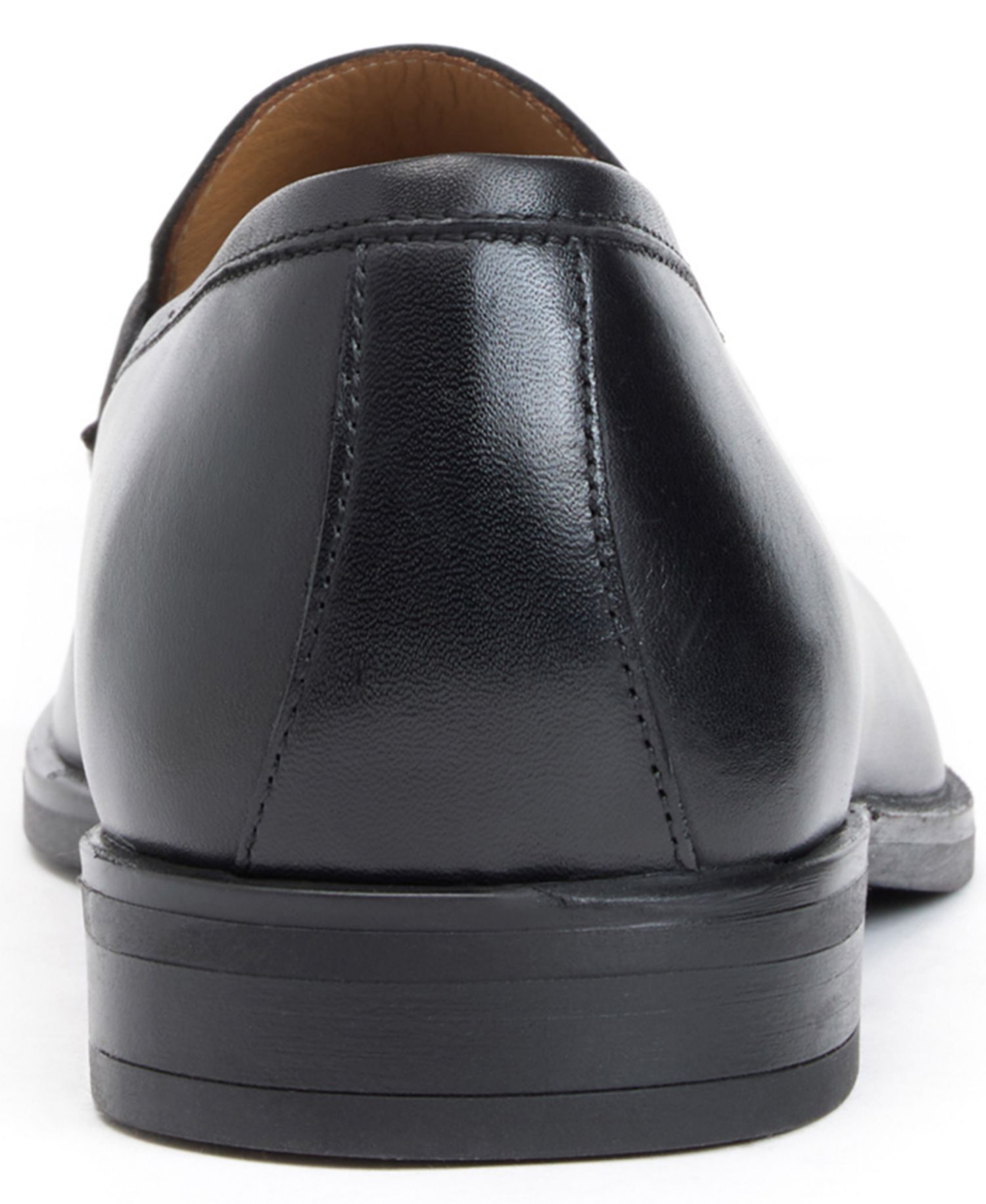 Men's Flavio Leather Round Toe Penny Loafers