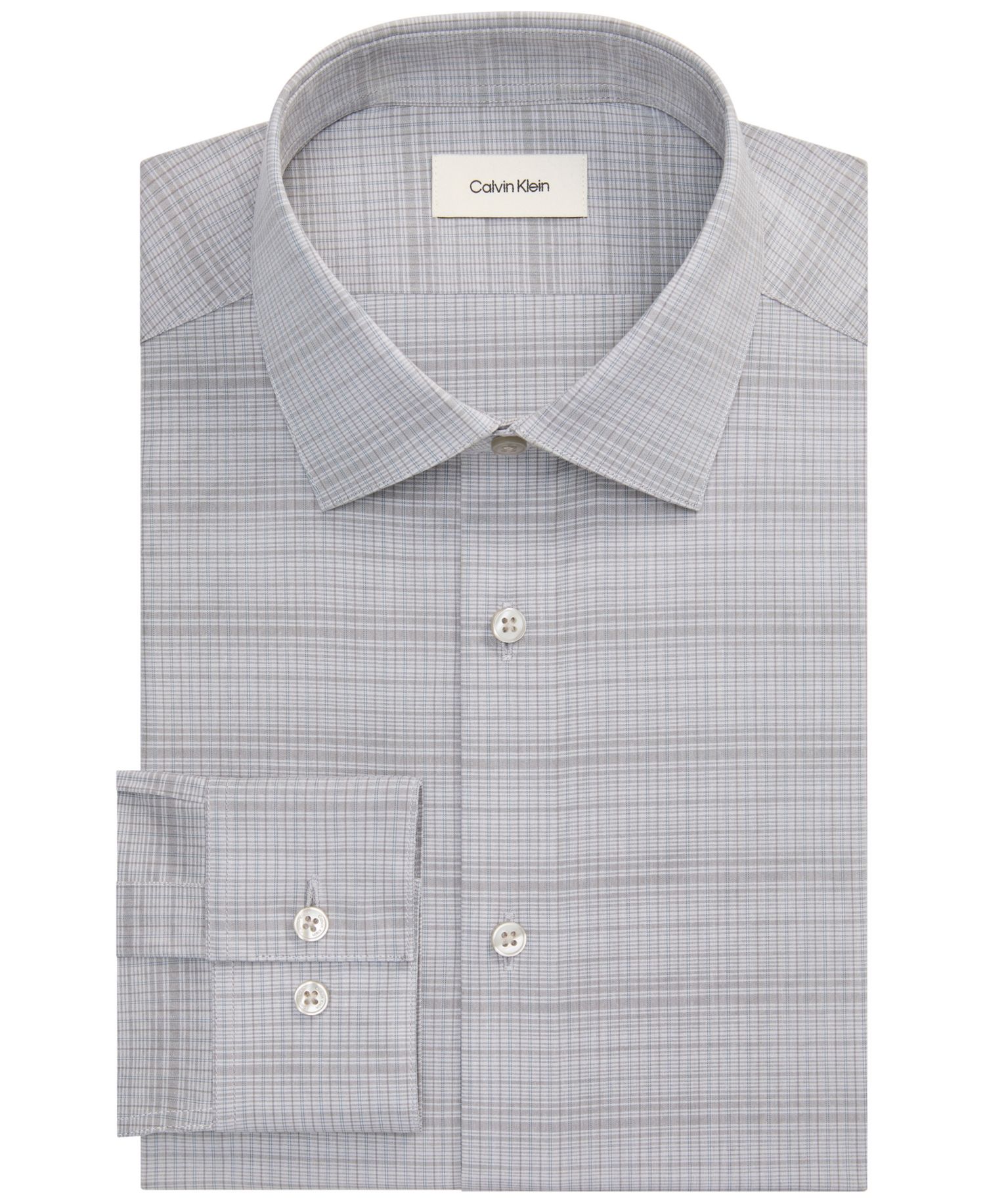 Men's Wrinkle-Free Slim-Fit Cotton-Blend Dress Shirt