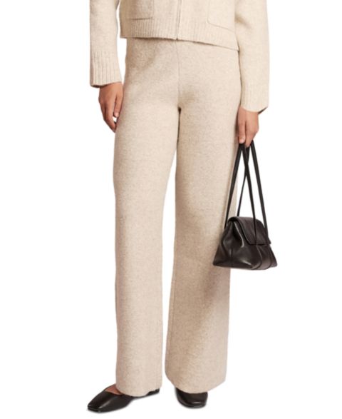 Женские брюки 4th & Reckless Madeleine High-Rise Wide-Leg, цвет: Кремовый