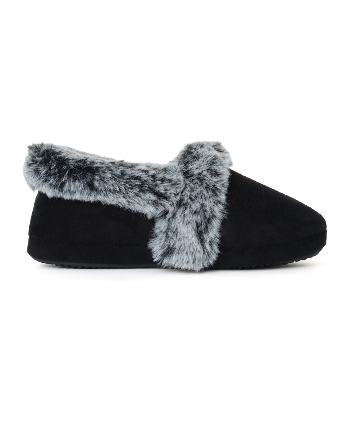 Women's Blake Microsuede Faux-Fur Indoor-Outdoor Clog Slippers