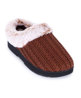 Women's Cable-Knit Memory-Foam Clogs