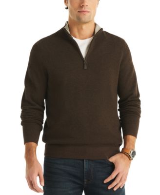 Men's Navtech Classic-Fit Solid Quarter Zip Sweater