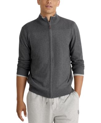 Men's Full-Zip Mock-Neck Sweater