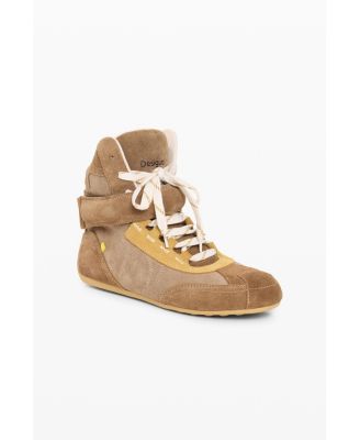Women's 100% Leather Ankle Sneakers