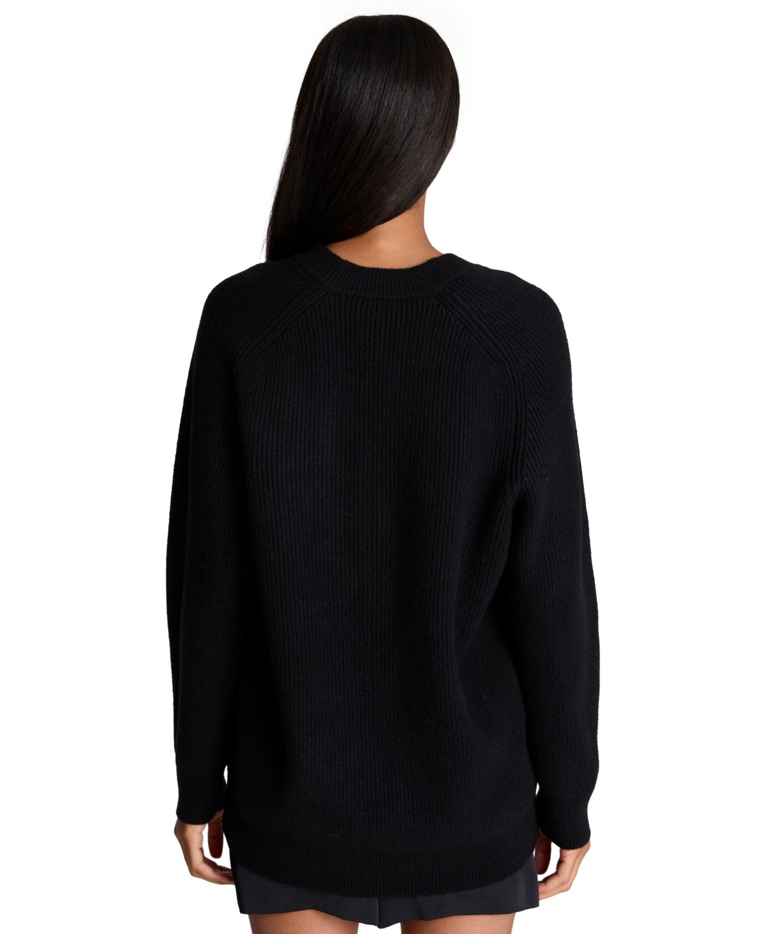 Women's Oversized V-Neck Boyfriend Sweater