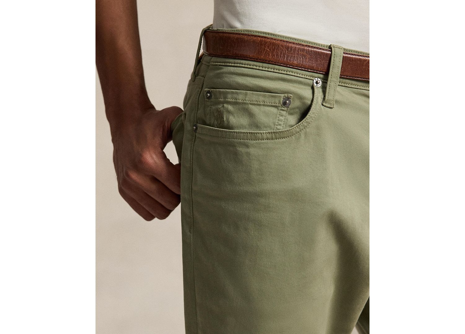 Men's Varick Slim Straight Stretch Sateen Pants