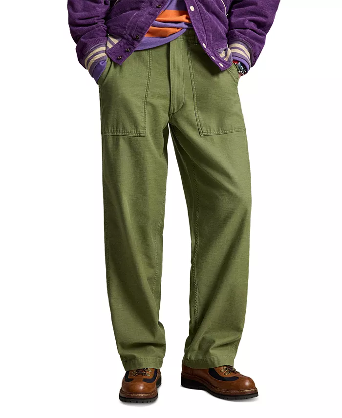Men's Relaxed Fit Reverse-Sateen Utility Pants - thumbnail 6